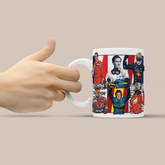 F1 Dream Team Legends 3D Doodle Art - 11oz Ceramic Mug